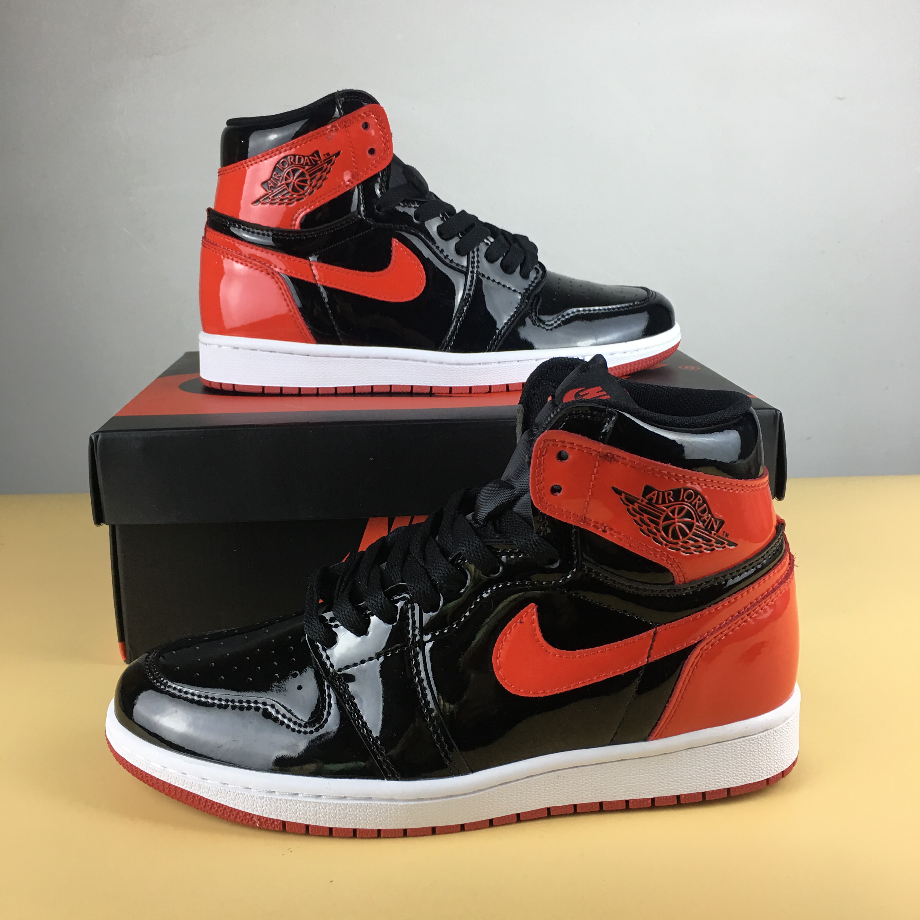 Men Air Jordan Retro 1 High OG NRG Black Bred